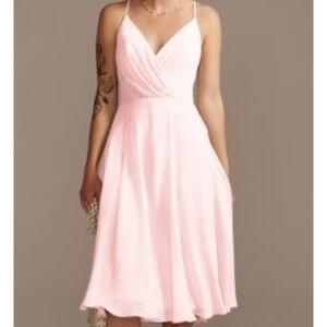 NWT David's Bridal spaghetti strap bridesmaid dress